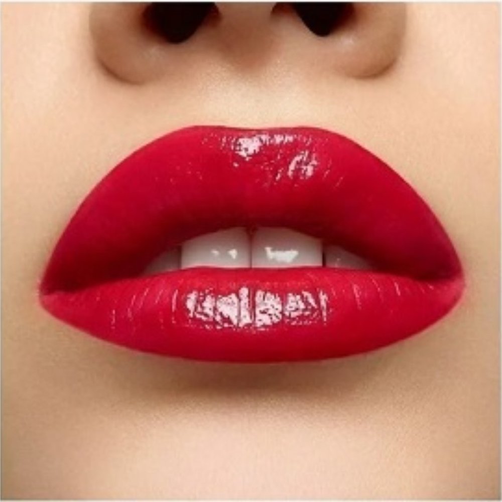 2pc YVES SAINT LAURENT LIPSTICK ROUGE VOLUPTE & NYX BUTTER GLOSS CINNAMON ROLL - Picture 4 of 8